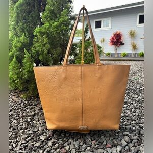 Rebecca Minkoff Tan Pebbled Leather Tote Bag